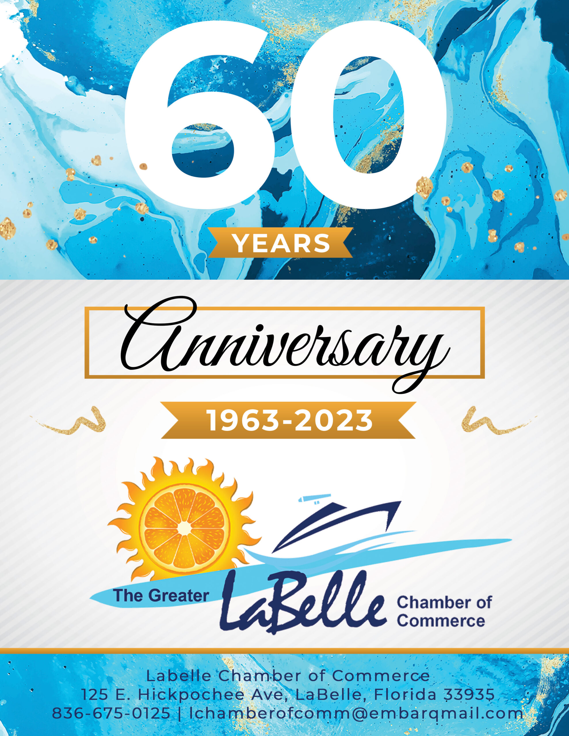 Labelle Chamber of Commerce is 60