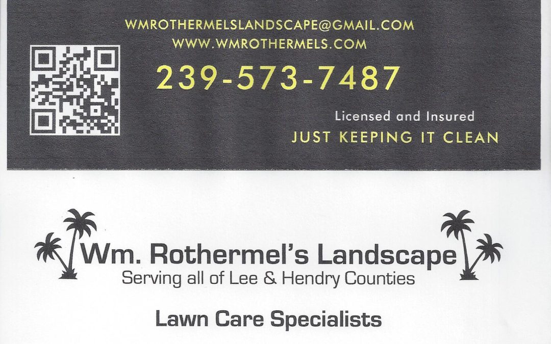 Rothermels landscaping logo